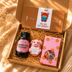 Geschenkbox Aufmunterung – „Fühl dich fest gedrückt!“ (Set 2)