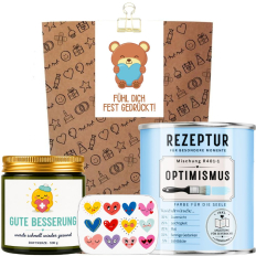 Geschenktüte Aufmunterung – Fühl dich fest gedrückt! (Set 7)