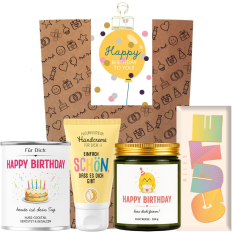 Geschenktüte zum Geburtstag – Geschenkset „Happy Birthday to you!“ (Set 27)