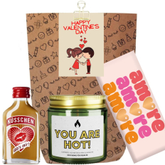 Geschenktüte „Happy Valentine`s day“ (Set 5)