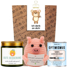 Geschenktüte zur Aufmunterung - Ich denk an dich! (Set 5)