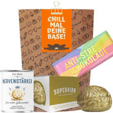 Geschenktüte zur Entspannung „Chill mal deine Base“ (Set 12)