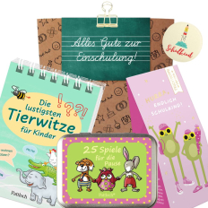 Geschenktüte Alles Gute zur Einschulung – Set 2