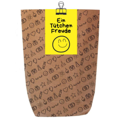 Geschenktüte EIN TÜTCHEN FREUDE - zum Befüllen