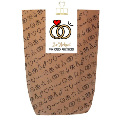 Geschenktüte ZUR HOCHZEIT - zum Befüllen