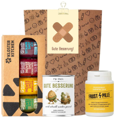 Geschenktüte Gute Besserung – Geschenkset zum Aufmuntern (Set 7)