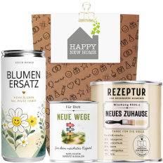Geschenktüte Einweihungsgeschenk „Happy New Home“ (Set 6)