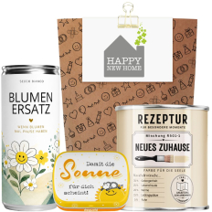 Geschenktüte Einweihungsgeschenk „Happy New Home“ (Set 8)