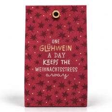 Glühwein-Bonbons „One Glühwein a day keeps the Weihnachtsstress away“