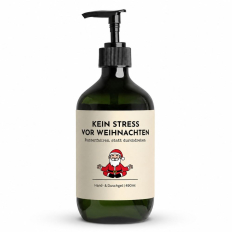 Hand- und Duschgel „Kein Stress vor Weihnachten“ - Witziges Wichtelgeschenk