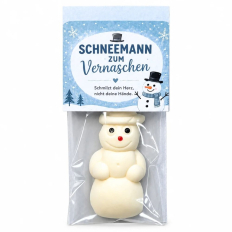 Marshmallow „Schneemann zum Vernaschen