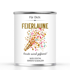 Nusscocktail „Feierlaune – heute wird gefeiert!“