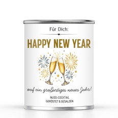 Nusscocktail „Happy New Year – auf ein großartiges neues Jahr!“