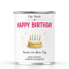 Nusscocktail Happy Birthday – heute ist dein Tag