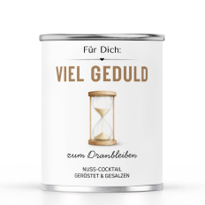 Nusscocktail Viel Geduld