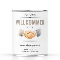 Nusscocktail Willkommen – zum Ankommen