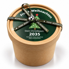 Pflanzset „Dein Christbaum 2035“ - Lustiges Wichtelgeschenk