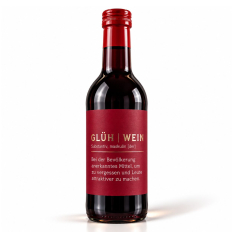 Glühwein rot 0,25L Definition Glühwein