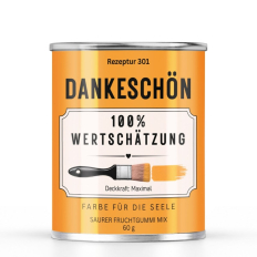 Saurer Fruchtgummi Mix Rezeptur 301 – Dankeschön – 100% Wertschätzung