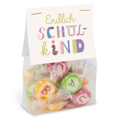 ABC Bonbons zur Einschulung „Endlich Schulkind"