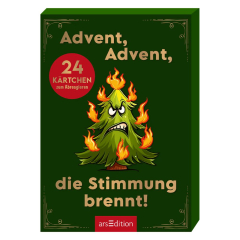 24 Kärtchen zum Abreagieren – Advent, Advent die Stimmung brennt!
