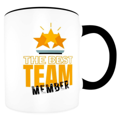 Becher – ausgefallenes Mitarbeitergeschenk – „The Best Team – Member“