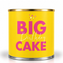 Cancake – Kuchen in der Dose „Big Birthday Cake“ – yellow (Zitronenkuchen)