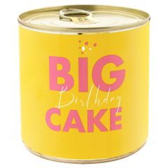 Cancake – Kuchen in der Dose „Big Birthday Cake“ – yellow (Zitronenkuchen)