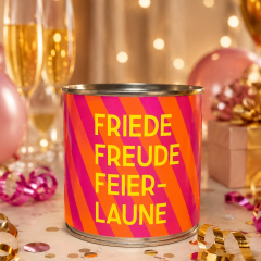 Cancake – Kuchen in der Dose „Friede Freude Feierlaune“
