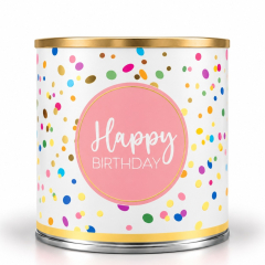 Cancake – Kuchen in der Dose „Happy Birthday“ - Konfetti