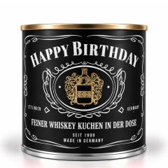 Cancake – Kuchen in der Dose „Happy Birthday“ (Whiskey Kuchen)