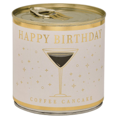 Cancake – Kuchen in der Dose „Happy Birthday“ (Creme Kaffee)