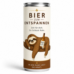 Dosenbier Bier zum Entspannen - in der Ruhe liegt die Kraft!
