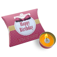 Glückslicht HAPPY BIRTHDAY - gepunktet