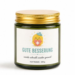 Duftkerze Herzbotschaften – Gute Besserung