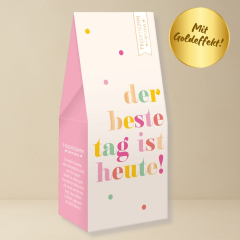 Fruchtgummi Herzen DER BESTE TAG IST HEUTE!