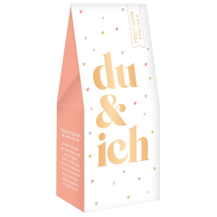 Geschenktüte für Verliebte „Du Ich Läuft!“ (Set 7 – blau)