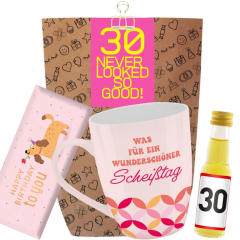 Lustiges Geburtstagsgeschenk zum 30. Geburtstag „30 Never looked so good!“ (Set 3)