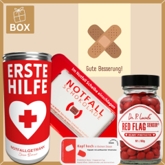 Geschenkbox Gute Besserung – zum Aufmuntern (Set Pflaster 2)