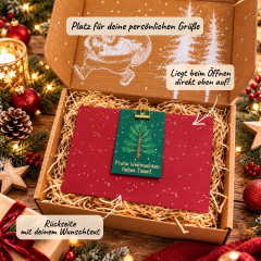 Gefüllte Geschenkbox Weihnachten „Frohe Weihnachten liebes Team“ – Mitarbeitergeschenk (Set 5)