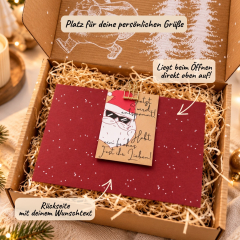 Gefüllte Geschenkbox Weihnachten – Weihnachtsgeschenk „Frohes Fest ihr Lieben“ (Set 7)