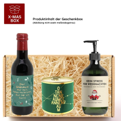 Gefüllte Geschenkbox Weihnachten – Mitarbeitergeschenk „Super Team“ (Set 5)