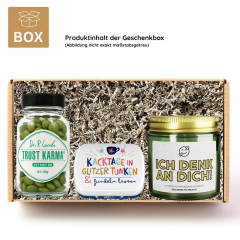 Geschenkbox Scheidung – Lustiges Geschenk „Glückwunsch zur Scheidung!“ (Set 3)