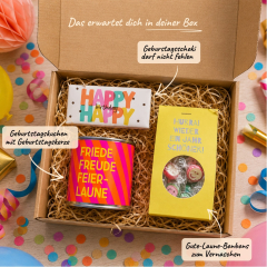 Geschenkbox zum Geburtstag „Happy Birthday to you!“ (Set 14)