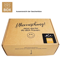 Geschenkbox Geburtstag – Lustiges Geburtstagsgeschenk „Der Lack ist ab“ (Set 2)