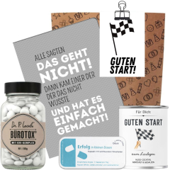 Geschenktüte Onboarding – Willkommensgeschenk „Guten Start!“ (Set 6)