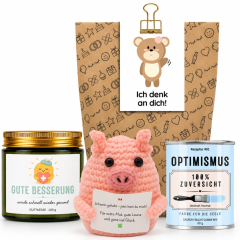 Geschenktüte zur Aufmunterung - Ich denk an dich! (Set 5)