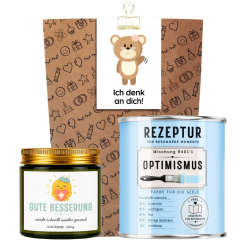 Geschenktüte zur Aufmunterung - Ich denk an dich! (Set 7)