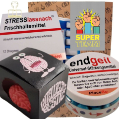 Geschenktüte für Mitarbeiter – Teamgeschenk „Super Team“ (Set 3)