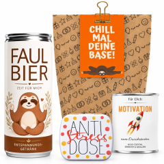 Geschenktüte zur Entspannung „Chill mal deine Base“ (Set 13)